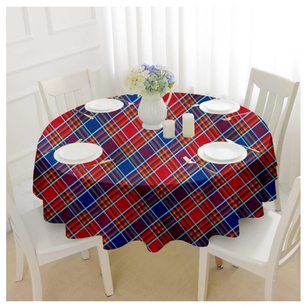 Checked Cotton Checks Table Cloth (Multicolor)