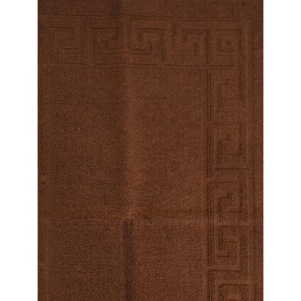 Generic Solid Cotton Hotel Bathmats (Brown)