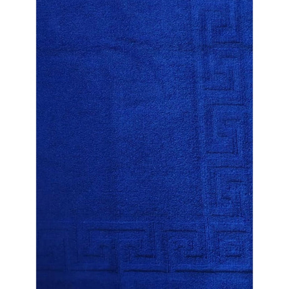 Generic Solid Cotton Hotel Bathmats (Blue)