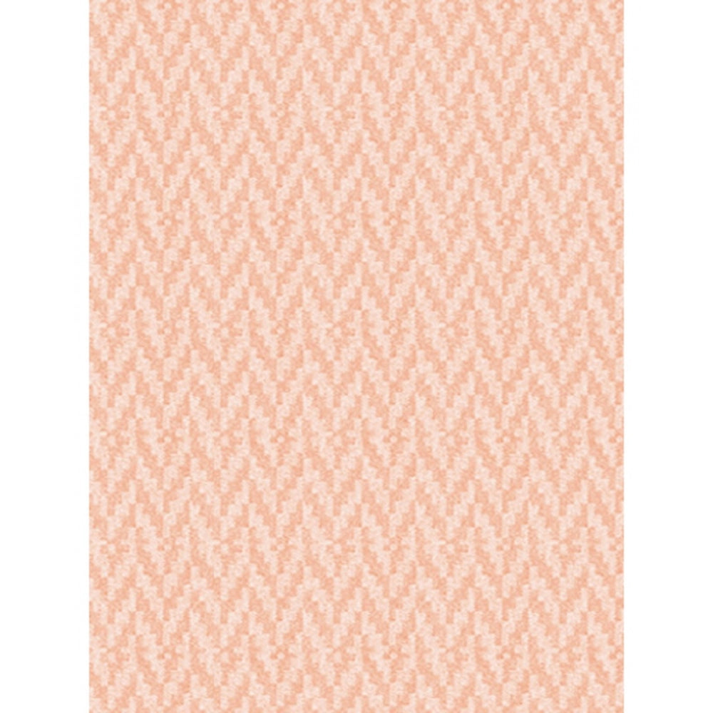 Generic Waves Polyester Plain Shower Curtains with Plastic Eyelets (Peach)