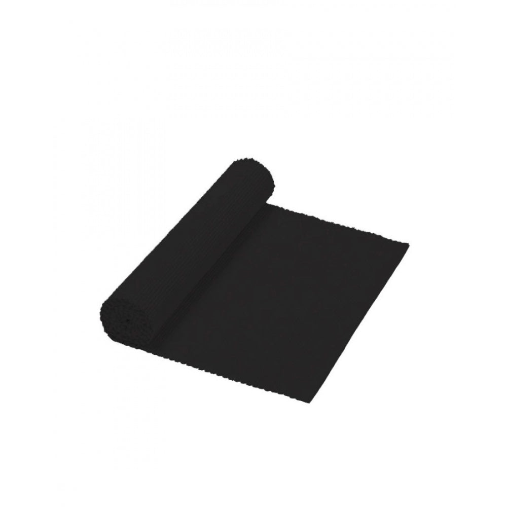 Generic Ribbed Cotton Place Mats Sets (Black)