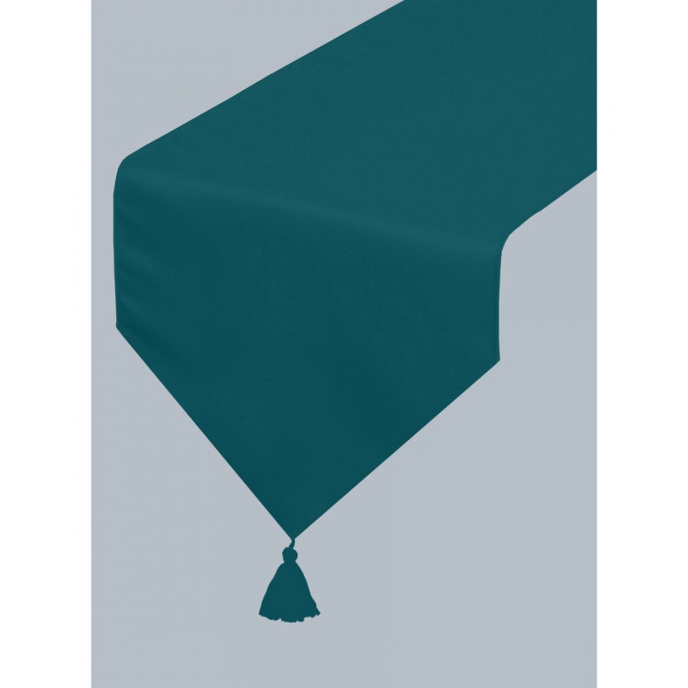 Solid Cotton Table Runners (Royal Green)