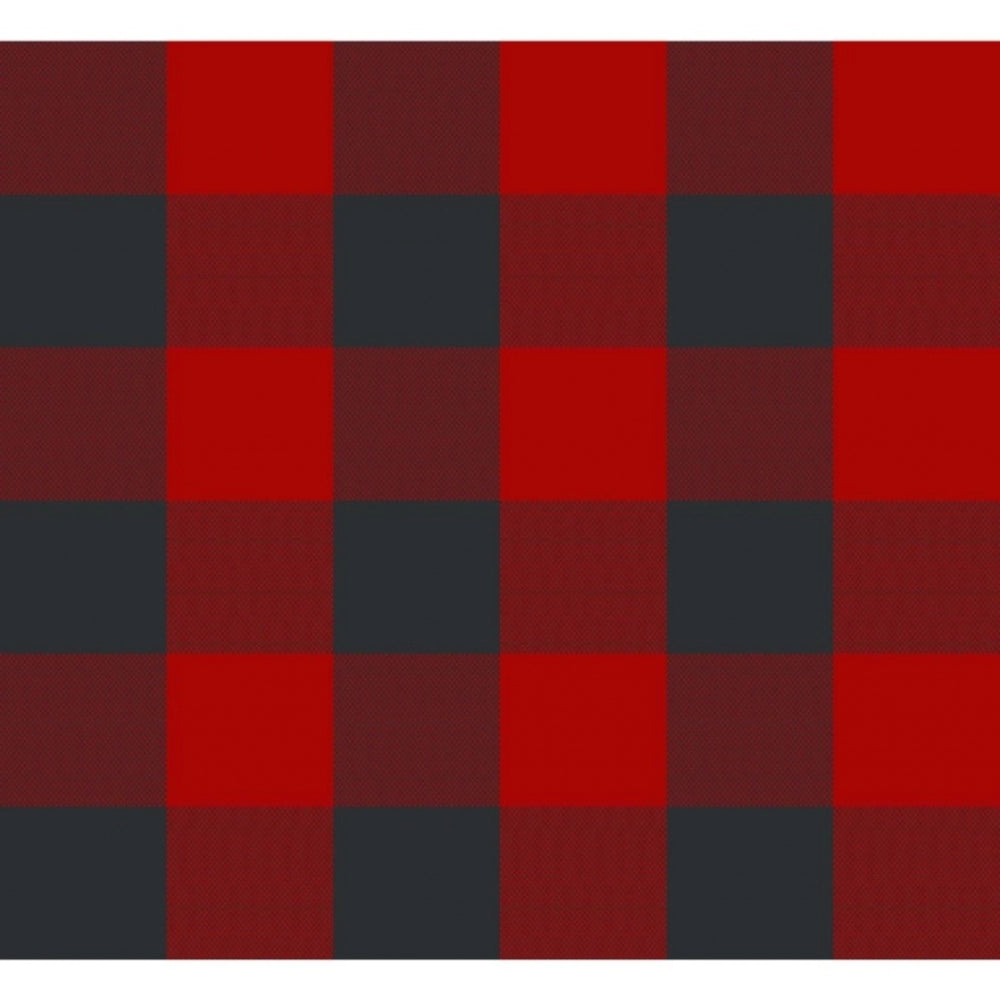 Generic Checked Cotton Table Runners (Red &amp; Black)