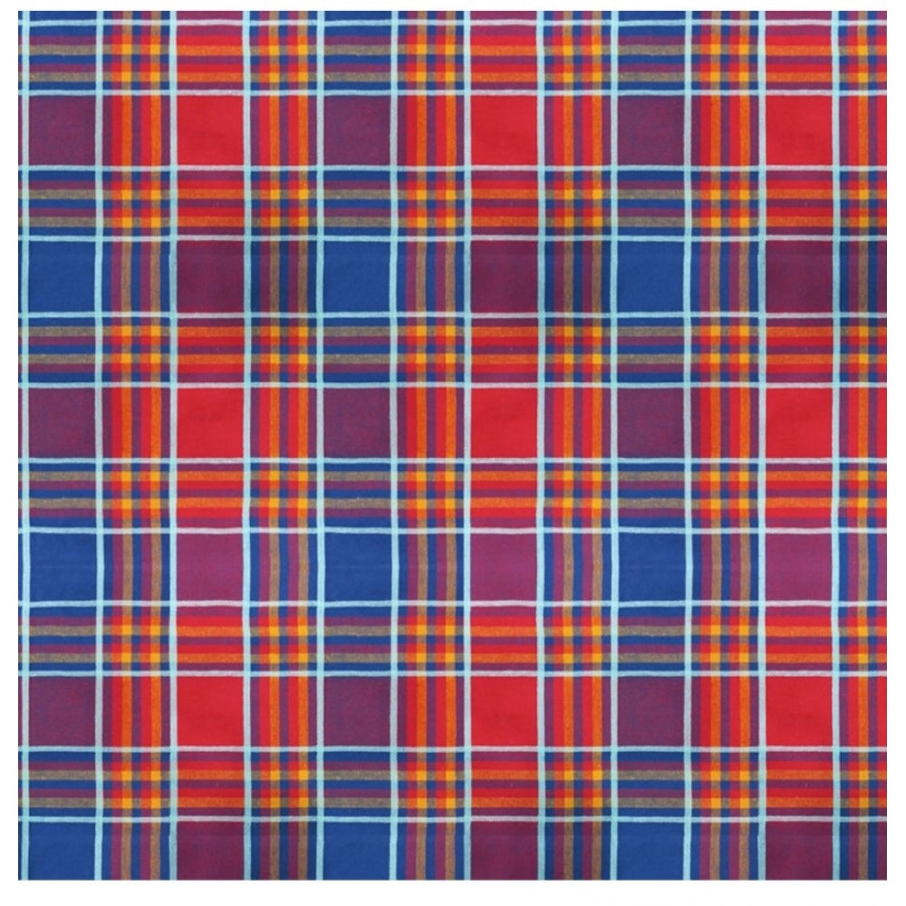 Checked Cotton Checks Table Cloth (Multicolor)