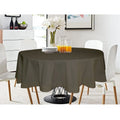 Generic Solid Cotton Plain Table Cloth (Dark Grey)