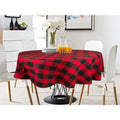 Generic Checked Cotton Checks Table Cloth (Red &amp; Black)