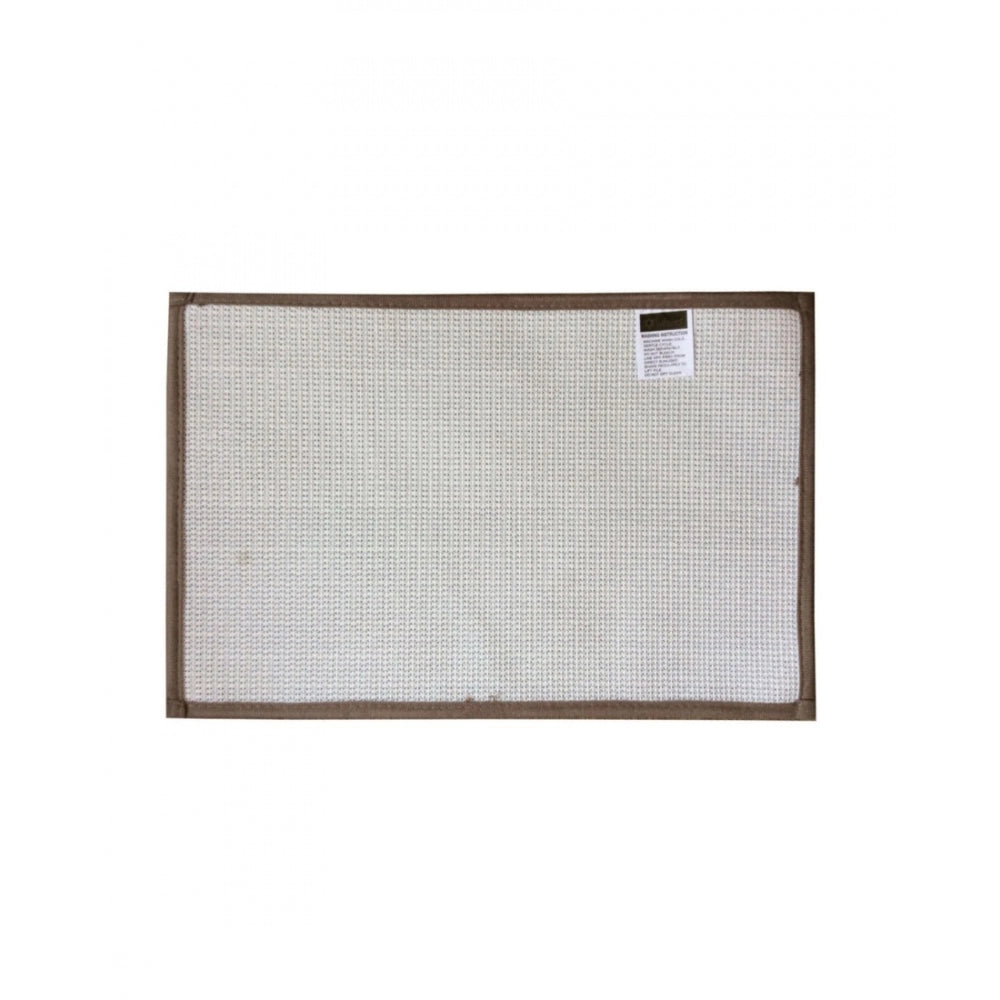 Generic Solid Polyester Bathmat (Dark Grey)