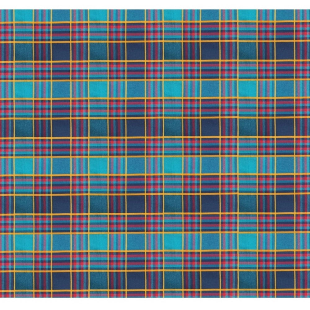 Generic Checked Cotton Checks Table Cloth (Multicolor)