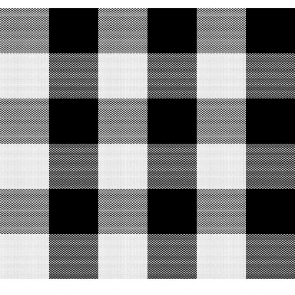 Generic Checked Cotton Checks Table Cloth (Black)
