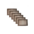 Generic Ribbed Cotton Place Mats Sets (Beige)