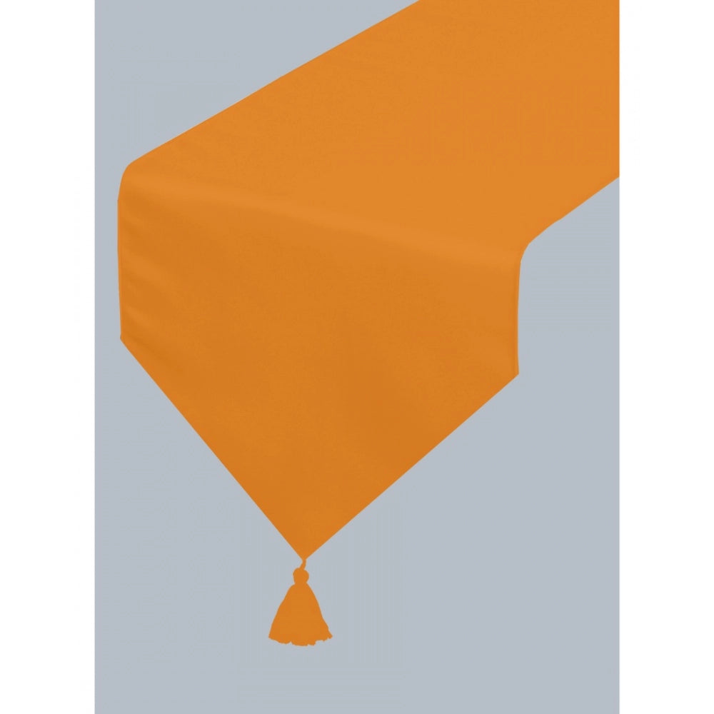 Generic Solid Cotton Table Runners (Orange)
