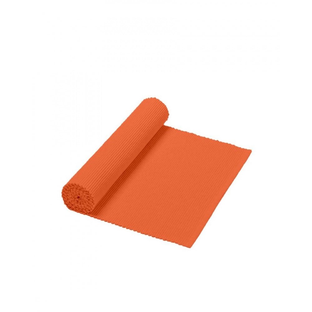 Generic Ribbed Cotton Table Runners (Orange)