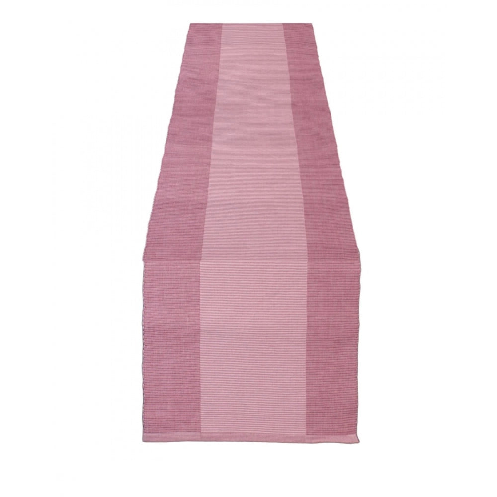 Generic Striped Cotton Table Runners (Purple)