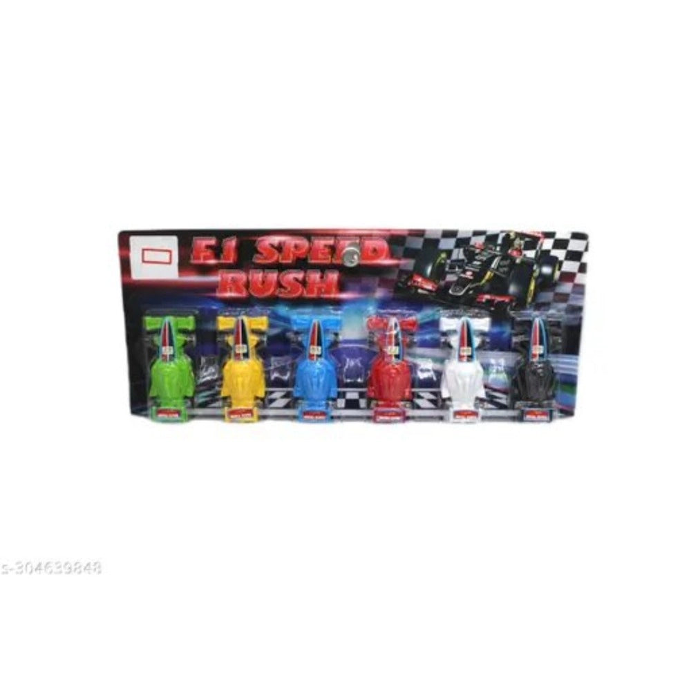 6_Pcs Set Colorful Mini Pull Back car Set | Plastic | Toys | 3+ Years,