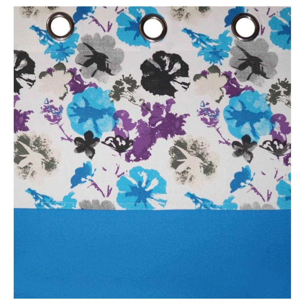 Generic Cotton Printed Curtains (Multicolor, Size: 54x90 In)