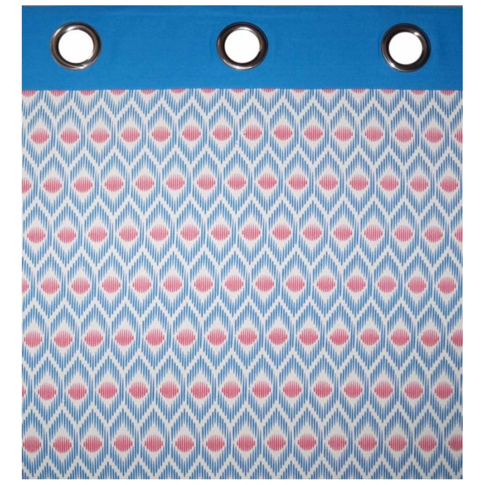 Generic Cotton Printed Curtains (Multicolor, Size: 54x90 In)