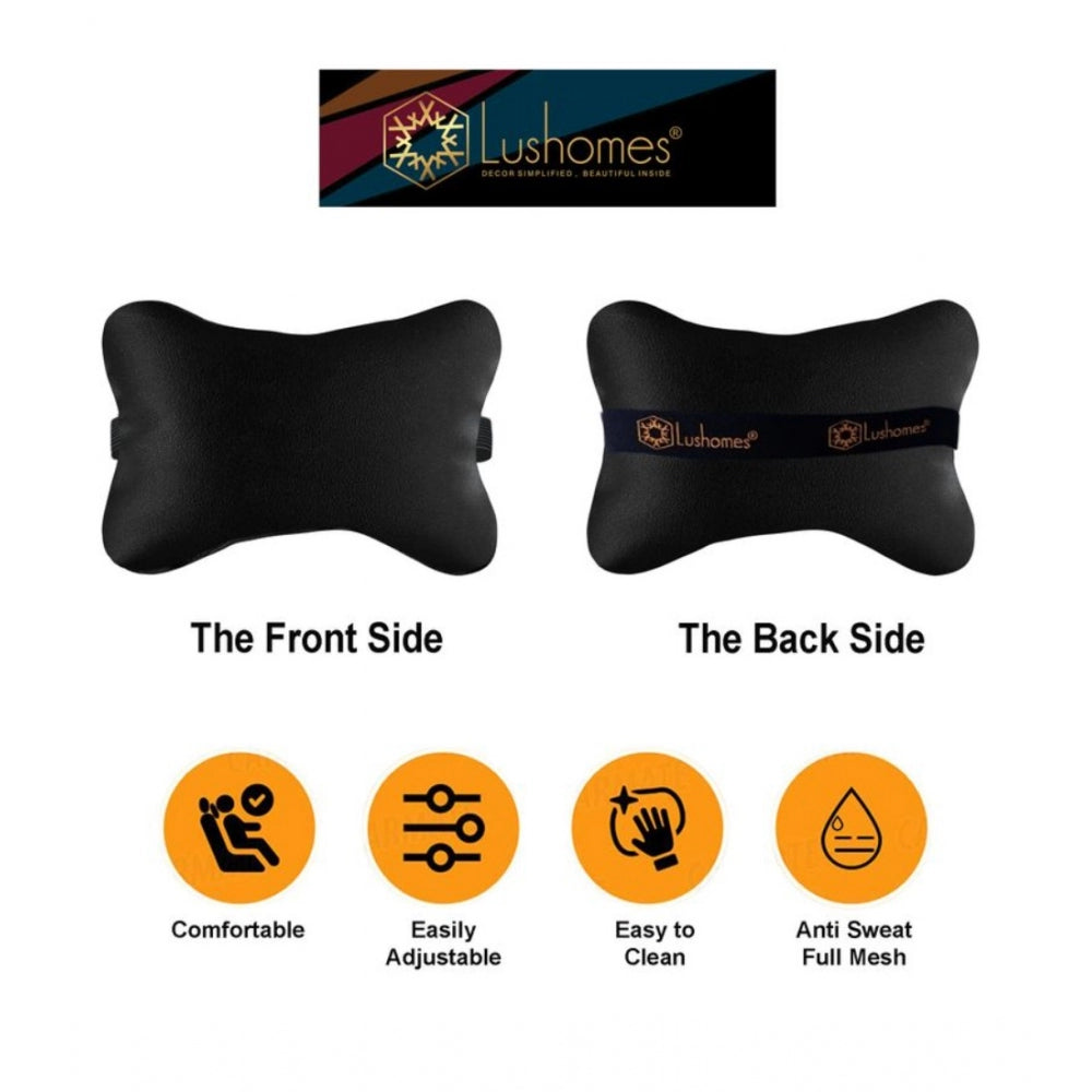Generic Polyester Solid Bathmats Sets (Black, Size: 15x24 In)