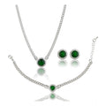 Silver Chain Combo Jewelry Set