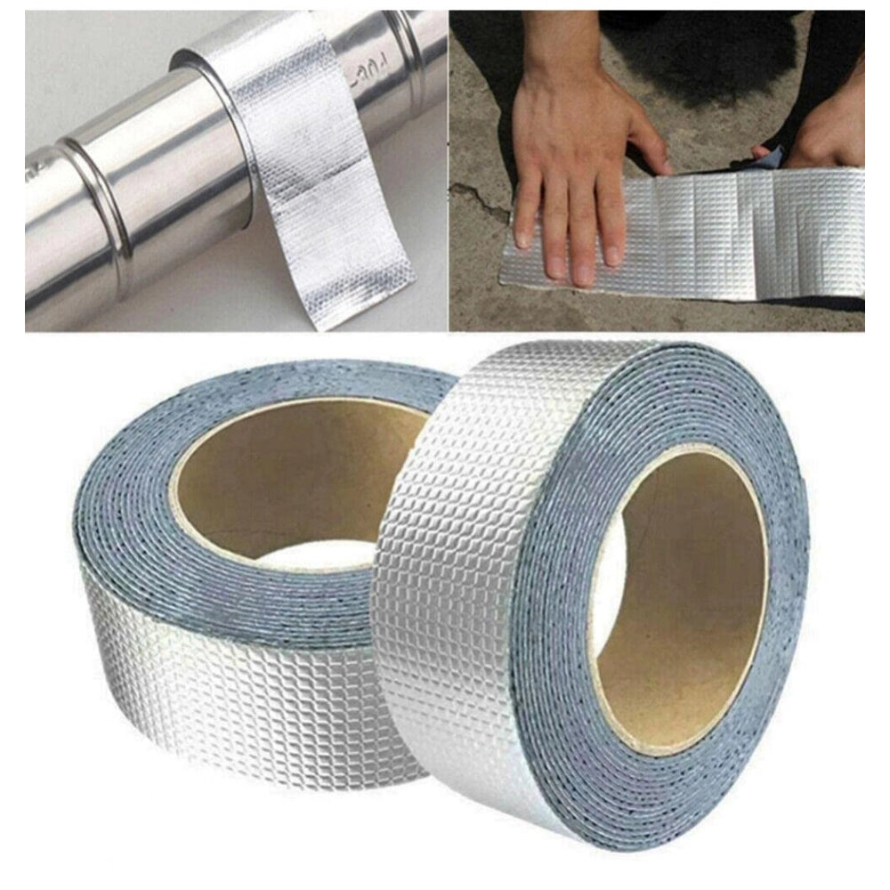 Aluminium, Rubber Waterproof Permanent Repair Aluminum (Silver)