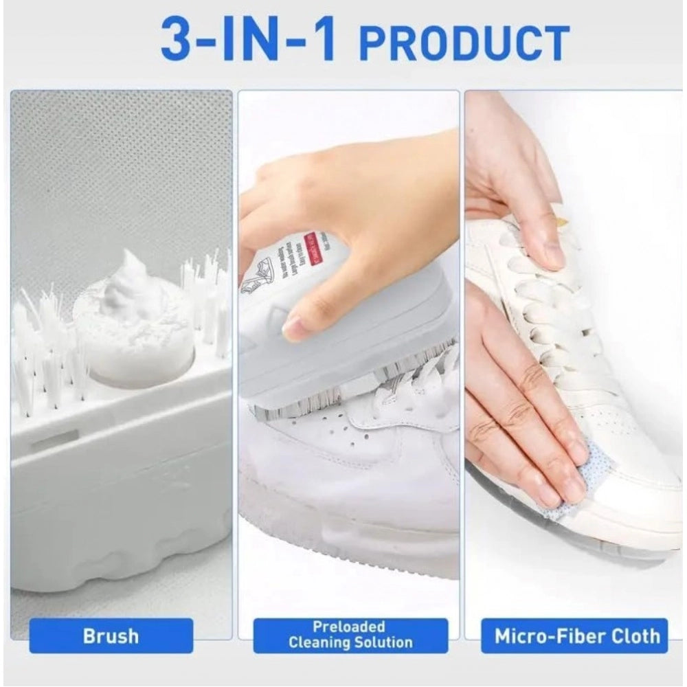 Plastic 2-In-1 Shoe Cleaner Brush