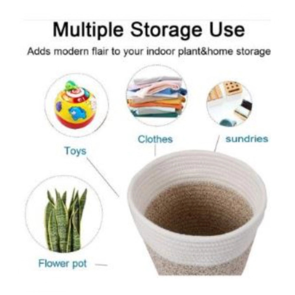 Generic Cotton Flower Pot (White Kidi)