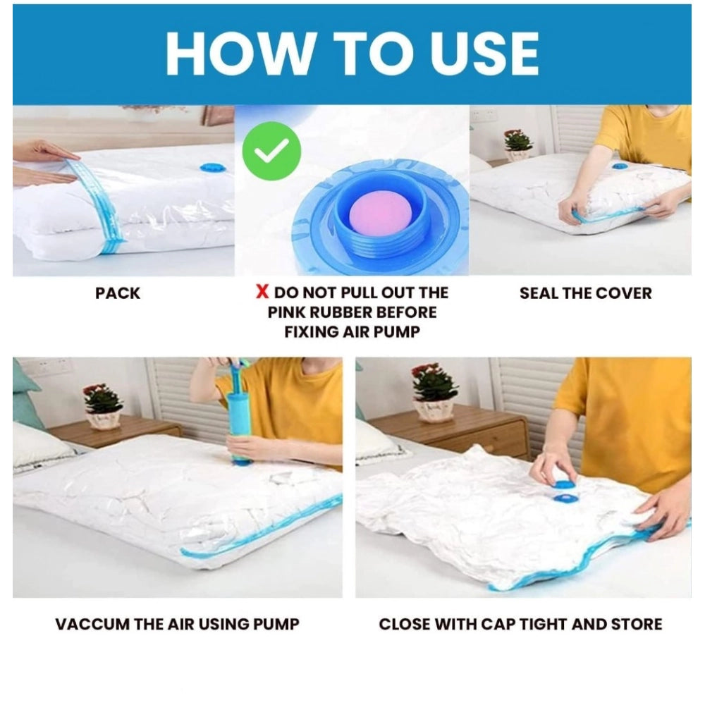 Plastic Vacuum Storage Bags with Hand Pump