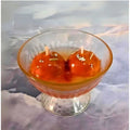 Generic Soya Wax, Glass Gulab Jamun Candle 2Pcs in a Single Bowl