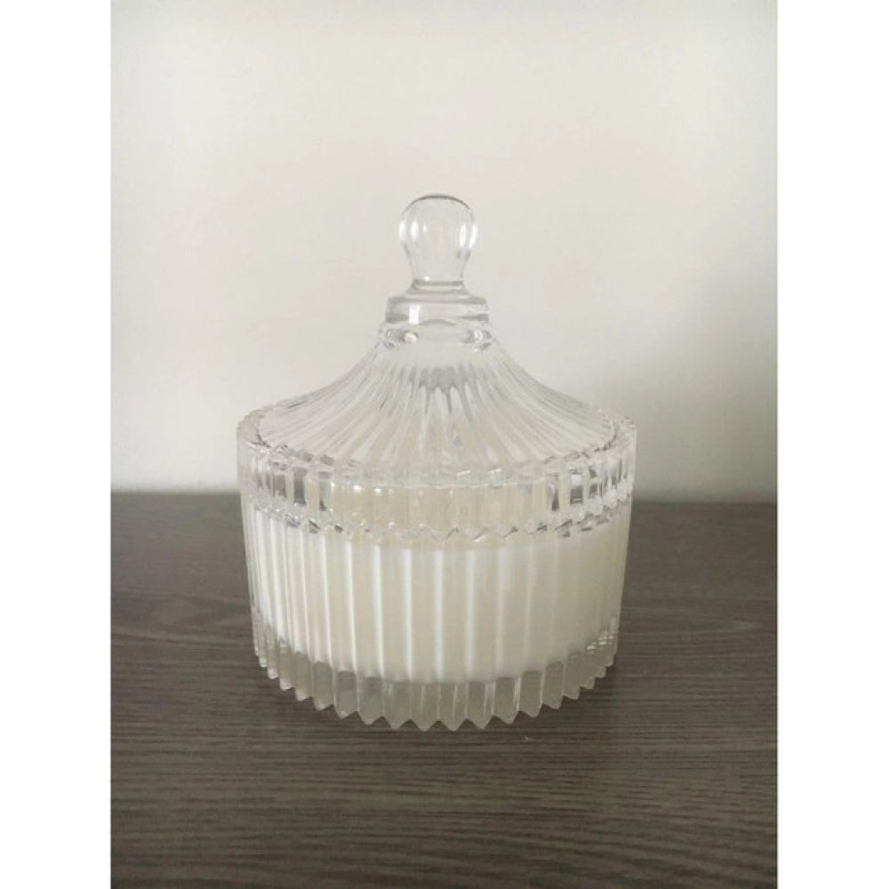Soya Wax, Glass Scented Small Candle in Candy Jar